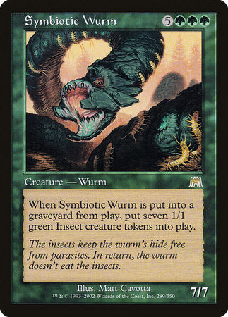 Symbiotic Wurm [Onslaught] | Dumpster Cat Games