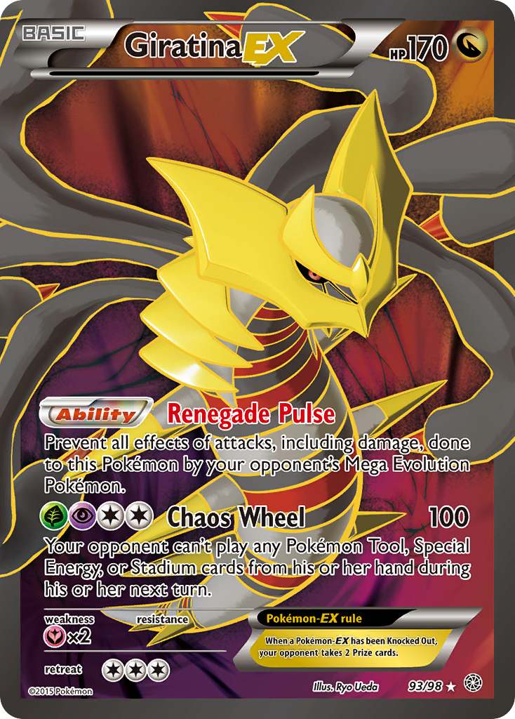 Giratina EX (93/98) [XY: Ancient Origins] | Dumpster Cat Games