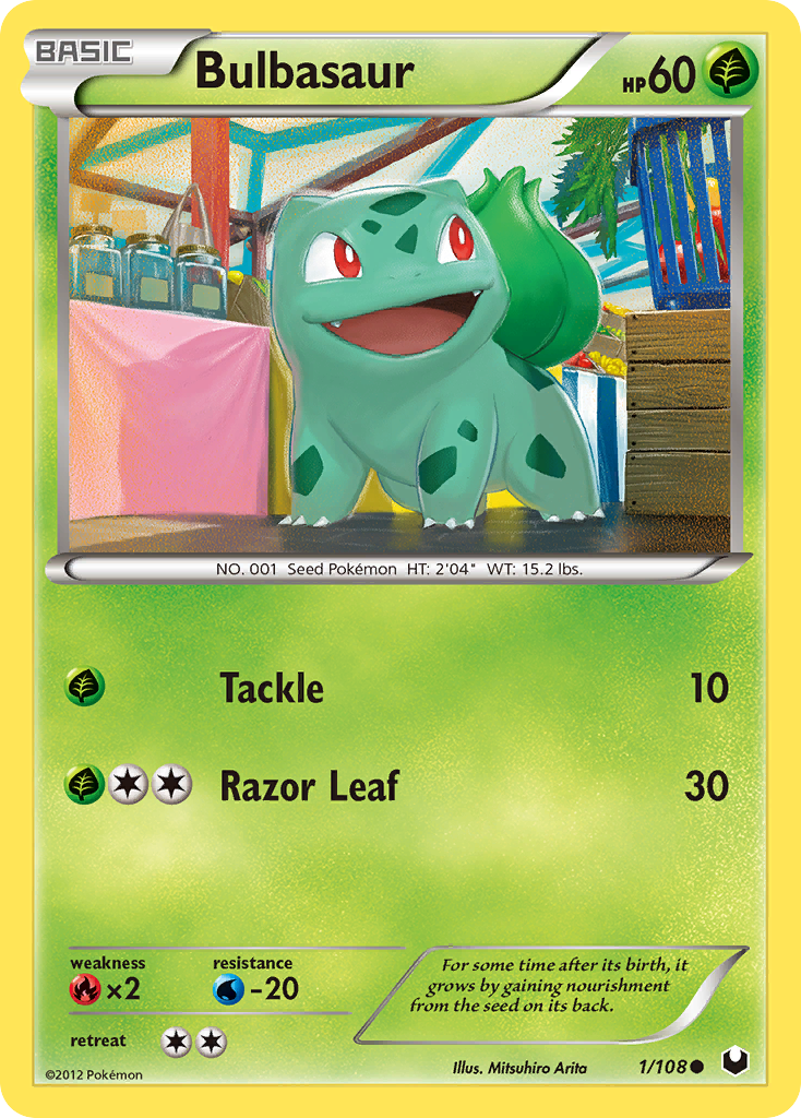 Bulbasaur (1/108) [Black & White: Dark Explorers] | Dumpster Cat Games