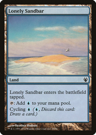 Lonely Sandbar [Duel Decks: Izzet vs. Golgari] | Dumpster Cat Games