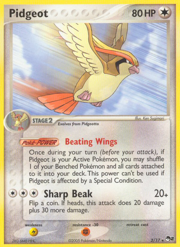 Pidgeot (2/17) [POP Series 2] | Dumpster Cat Games