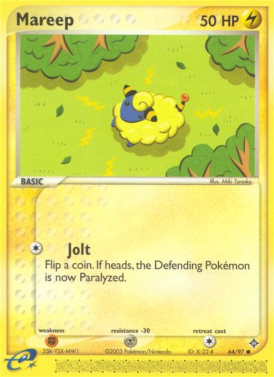 Mareep (64/97) [EX: Dragon] | Dumpster Cat Games