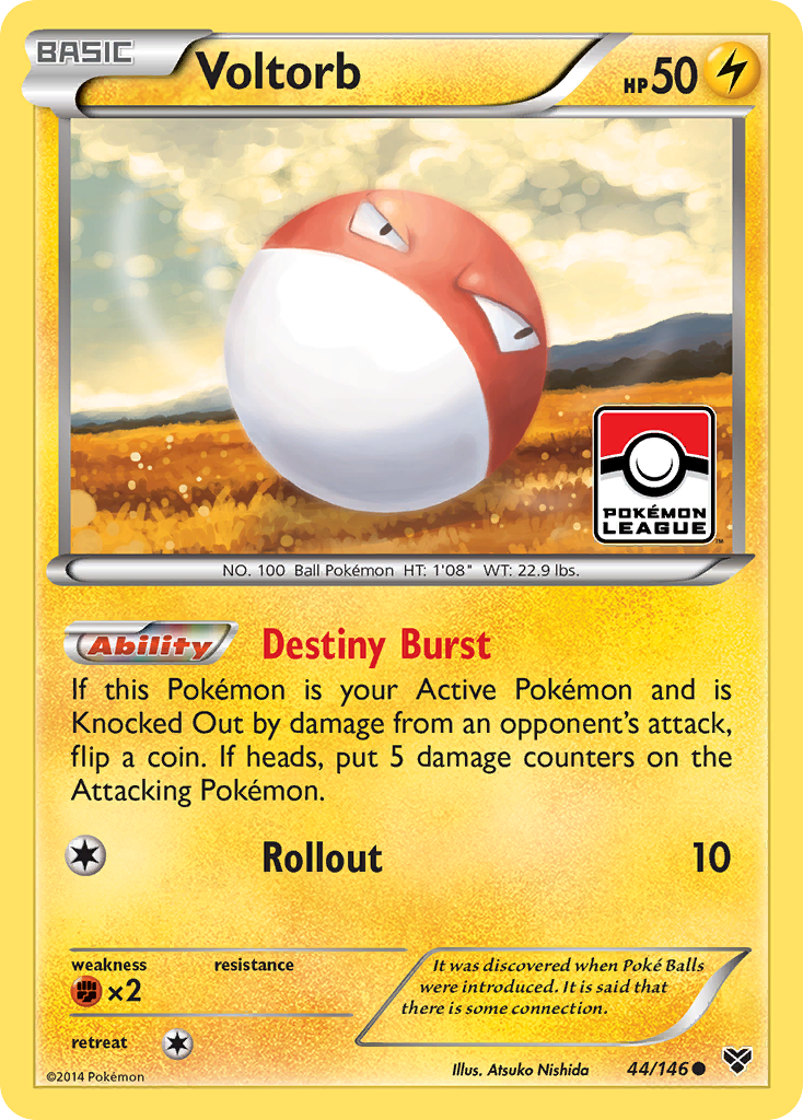 Voltorb (44/146) [XY: Base Set] | Dumpster Cat Games