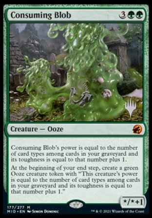 Consuming Blob (Promo Pack) [Innistrad: Midnight Hunt Promos] | Dumpster Cat Games