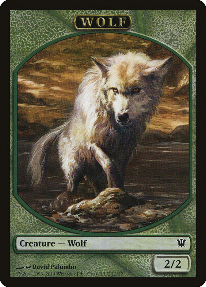 Wolf (12/12) [Innistrad Tokens] | Dumpster Cat Games