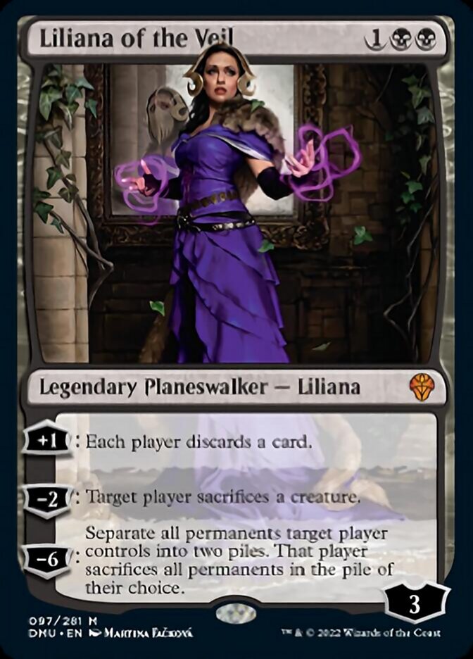 Liliana of the Veil [Dominaria United] | Dumpster Cat Games