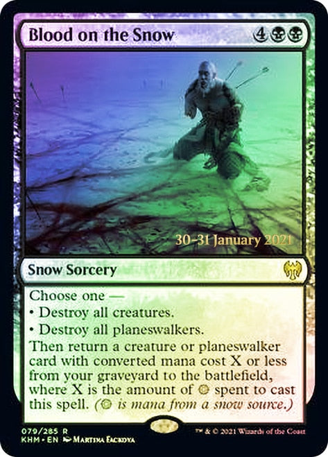 Blood on the Snow  [Kaldheim Prerelease Promos] | Dumpster Cat Games