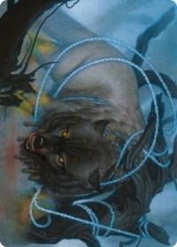 Bind the Monster Art Card [Kaldheim: Art Series] | Dumpster Cat Games