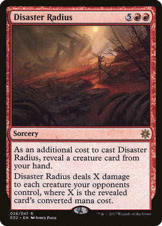 Disaster Radius [Explorers of Ixalan] | Dumpster Cat Games