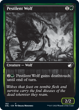 Pestilent Wolf [Innistrad: Double Feature] | Dumpster Cat Games