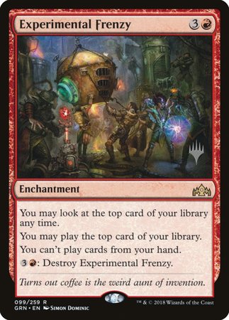 Experimental Frenzy [Guilds of Ravnica Promos] | Dumpster Cat Games