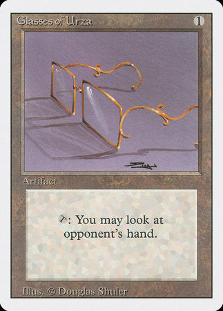 Glasses of Urza [Revised Edition] | Dumpster Cat Games