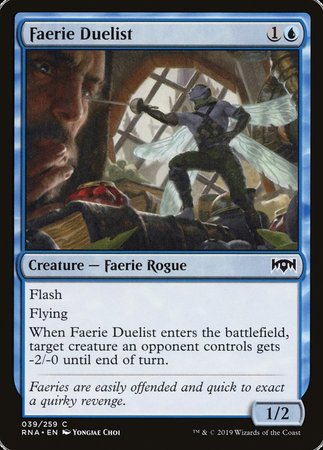 Faerie Duelist [Ravnica Allegiance] | Dumpster Cat Games