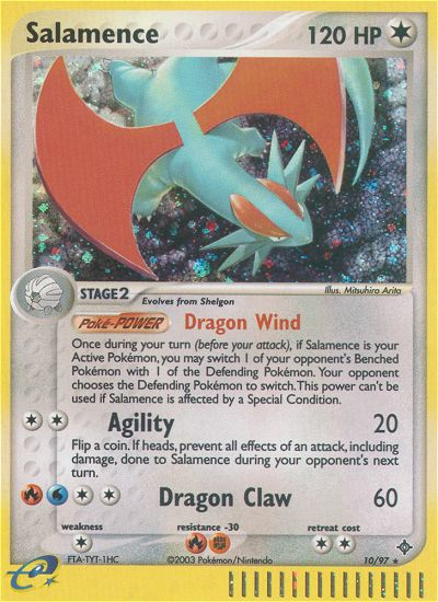 Salamence (10/97) [EX: Dragon] | Dumpster Cat Games