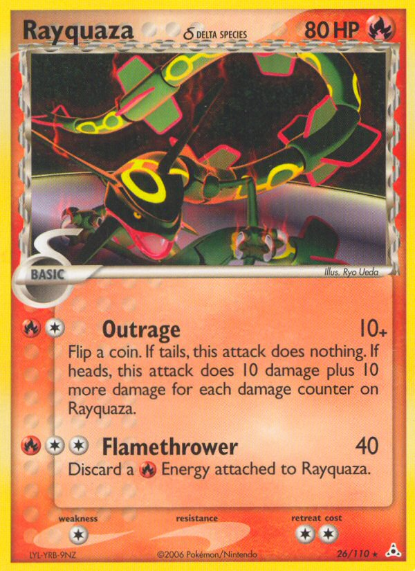 Rayquaza (26/110) (Delta Species) [EX: Holon Phantoms] | Dumpster Cat Games