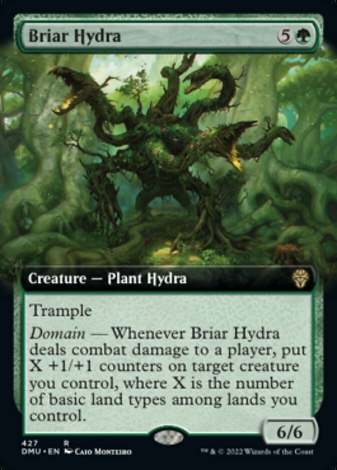 Briar Hydra (Extended Art) [Dominaria United] | Dumpster Cat Games