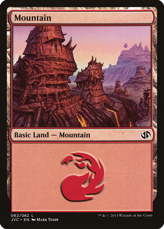 Mountain (62) [Duel Decks Anthology] | Dumpster Cat Games