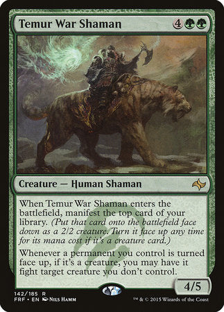 Temur War Shaman [Fate Reforged] | Dumpster Cat Games