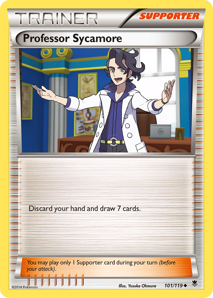 Professor Sycamore (101/119) [XY: Phantom Forces] | Dumpster Cat Games