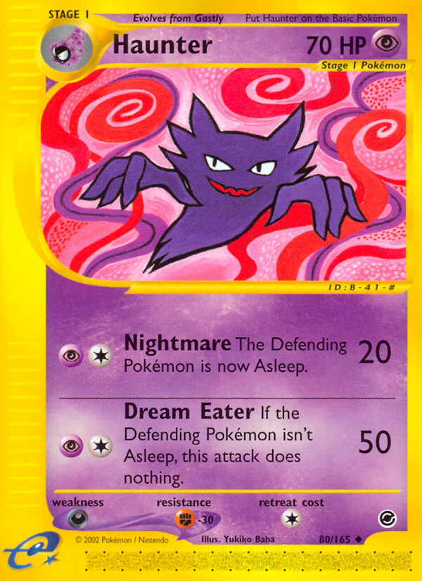 Haunter (80/165) [Expedition: Base Set] | Dumpster Cat Games