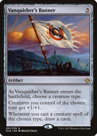 Vanquisher's Banner [Ixalan Promos] | Dumpster Cat Games