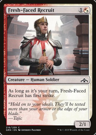 Fresh-Faced Recruit [Guilds of Ravnica] | Dumpster Cat Games