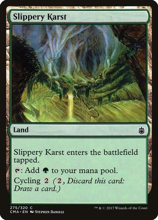 Slippery Karst [Commander Anthology] | Dumpster Cat Games