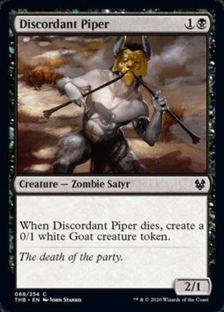 Discordant Piper [Theros Beyond Death] | Dumpster Cat Games