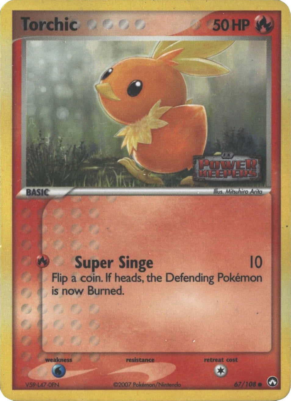 Torchic (67/108) (Stamped) [EX: Power Keepers] | Dumpster Cat Games