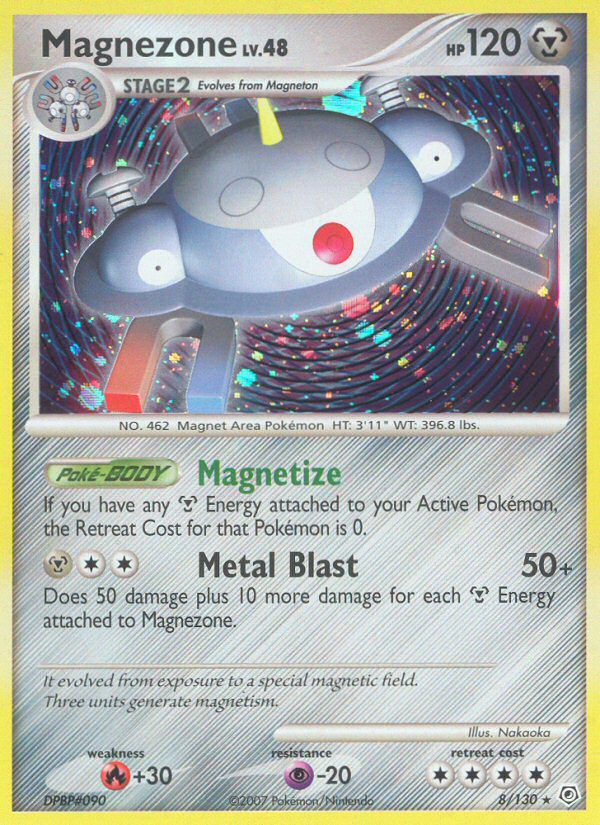 Magnezone (8/130) [Diamond & Pearl: Base Set] | Dumpster Cat Games