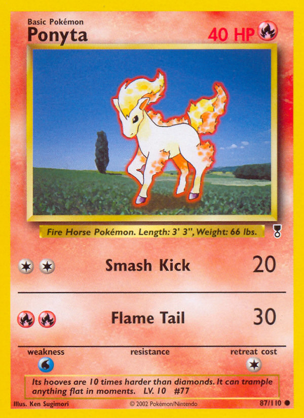 Ponyta (87/110) [Legendary Collection] | Dumpster Cat Games