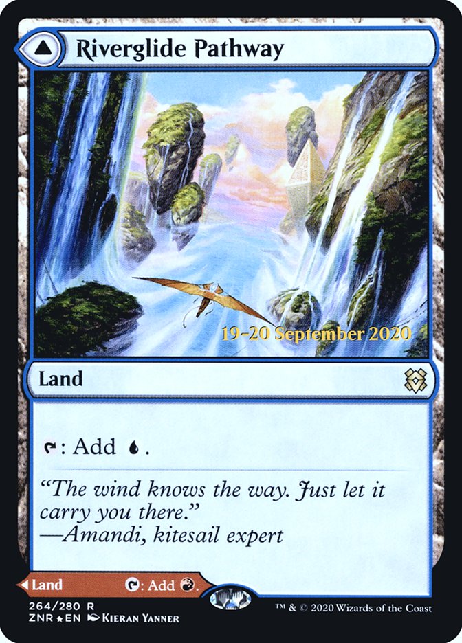 Riverglide Pathway // Lavaglide Pathway  [Zendikar Rising Prerelease Promos] | Dumpster Cat Games