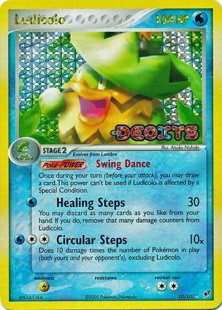 Ludicolo (10/107) (Stamped) [EX: Deoxys] | Dumpster Cat Games