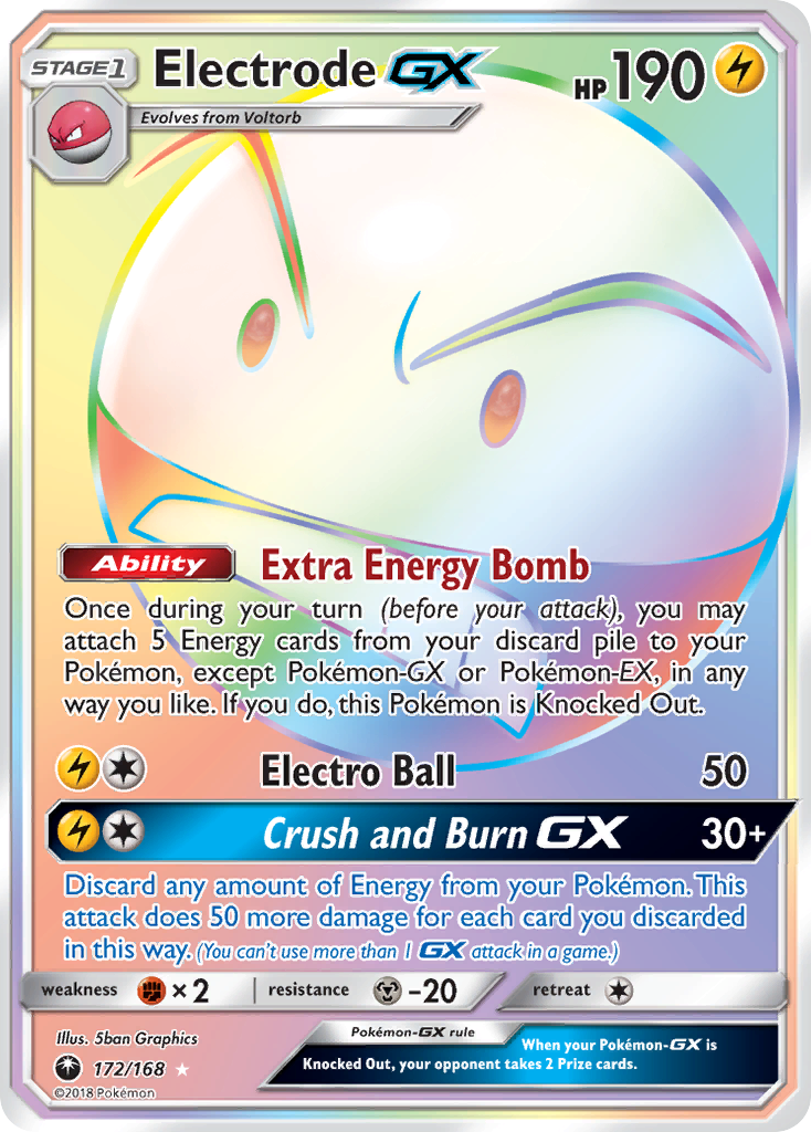 Electrode GX (172/168) [Sun & Moon: Celestial Storm] | Dumpster Cat Games