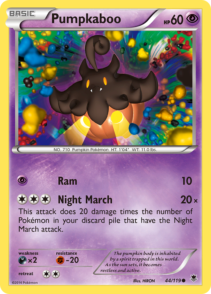 Pumpkaboo (44/119) [XY: Phantom Forces] | Dumpster Cat Games