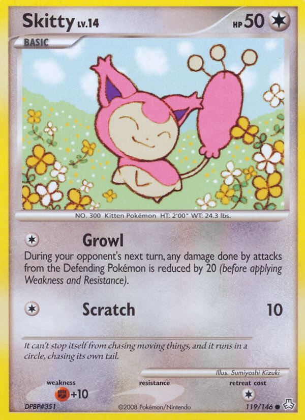 Skitty (119/146) [Diamond & Pearl: Legends Awakened] | Dumpster Cat Games