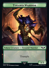 Tyranid (017) // Tyranid Warrior Double-sided Token (Surge Foil) [Universes Beyond: Warhammer 40,000 Tokens] | Dumpster Cat Games