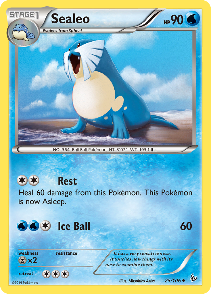 Sealeo (25/106) [XY: Flashfire] | Dumpster Cat Games