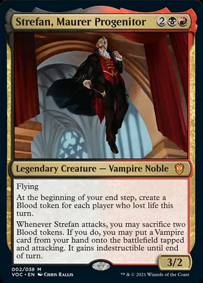 Strefan, Maurer Progenitor (Display Commander) [Innistrad: Crimson Vow Commander] | Dumpster Cat Games