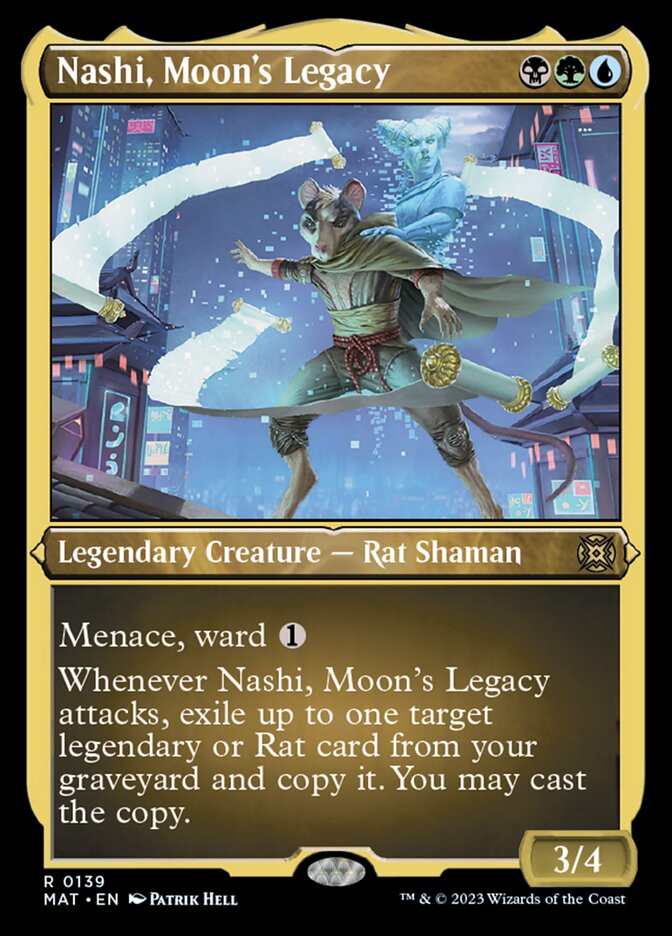 Nashi, Moon's Legacy (Foil Etched) [March of the Machine: The Aftermath] | Dumpster Cat Games