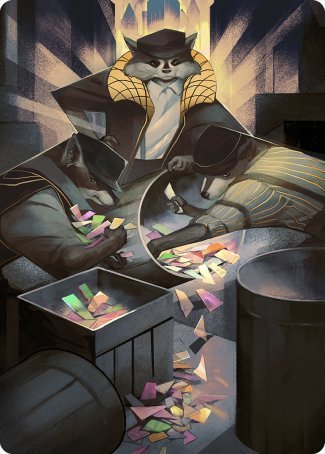 Masked Bandits Art Card [Streets of New Capenna Art Series] | Dumpster Cat Games