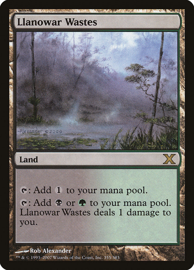 Llanowar Wastes [Tenth Edition] | Dumpster Cat Games