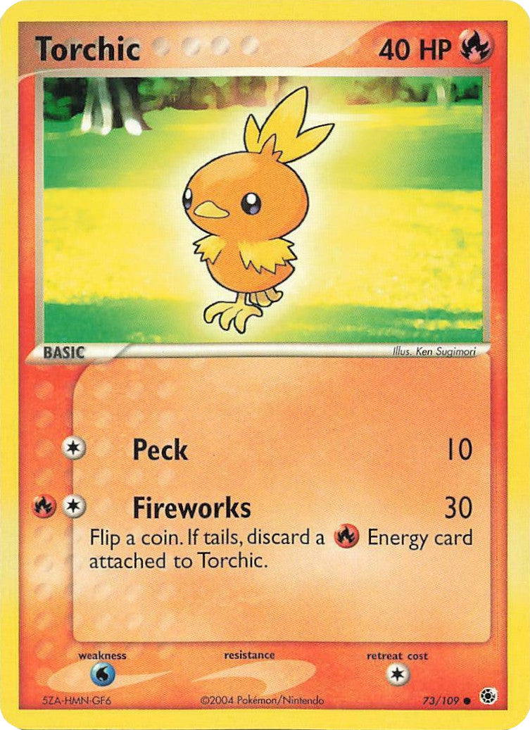 Torchic (73/109) [EX: Battle Stadium] | Dumpster Cat Games