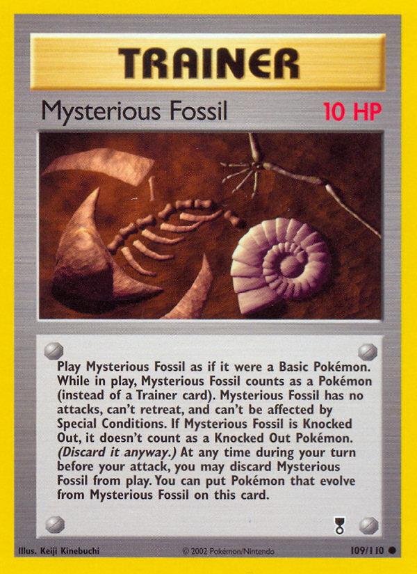 Mysterious Fossil (109/110) [Legendary Collection] | Dumpster Cat Games