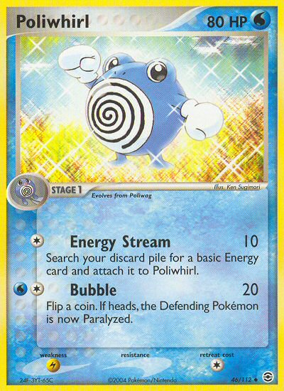 Poliwhirl (46/112) [EX: FireRed & LeafGreen] | Dumpster Cat Games