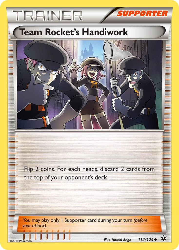 Team Rocket's Handiwork (112/124) [XY: Fates Collide] | Dumpster Cat Games