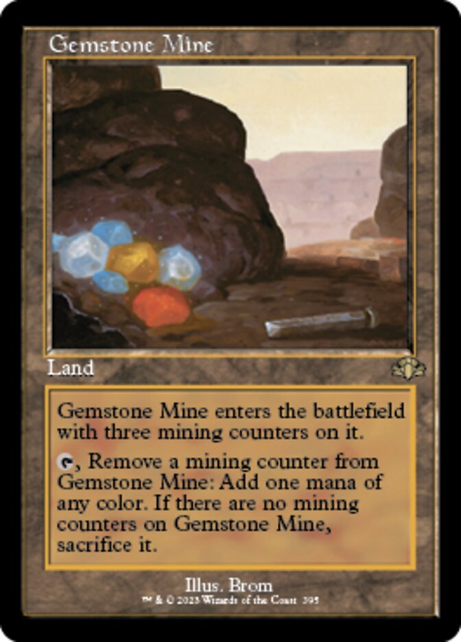 Gemstone Mine (Retro) [Dominaria Remastered] | Dumpster Cat Games