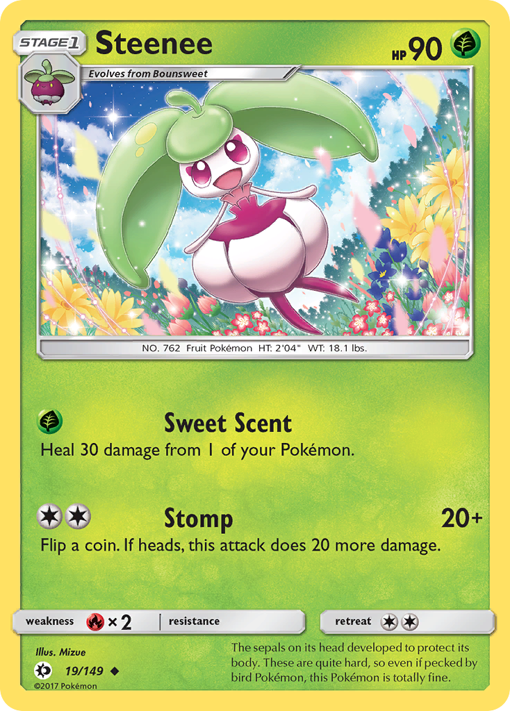 Steenee (19/149) [Sun & Moon: Base Set] | Dumpster Cat Games