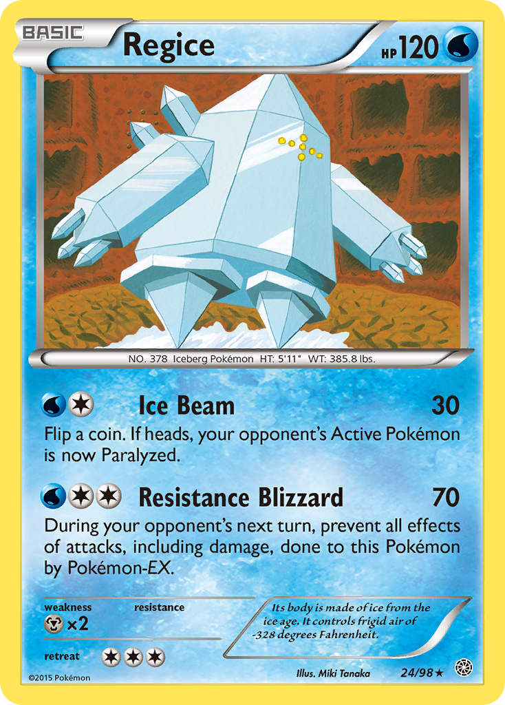 Regice (24/98) [XY: Ancient Origins] | Dumpster Cat Games