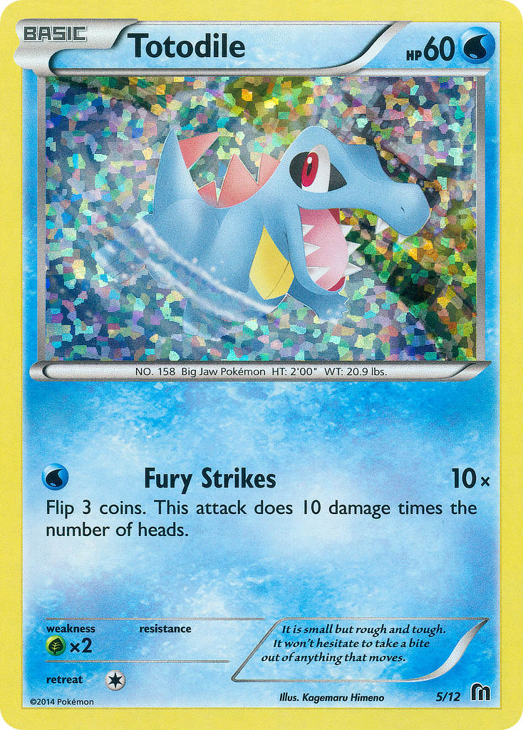 Totodile (5/12) [McDonald's Promos: 2016 Collection] | Dumpster Cat Games